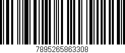 Código de barras (EAN, GTIN, SKU, ISBN): '7895265863308'
