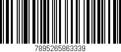 Código de barras (EAN, GTIN, SKU, ISBN): '7895265863339'