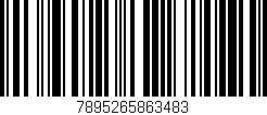 Código de barras (EAN, GTIN, SKU, ISBN): '7895265863483'