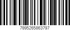Código de barras (EAN, GTIN, SKU, ISBN): '7895265863797'