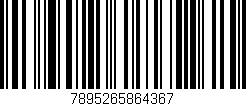 Código de barras (EAN, GTIN, SKU, ISBN): '7895265864367'