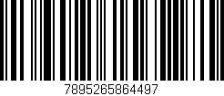 Código de barras (EAN, GTIN, SKU, ISBN): '7895265864497'