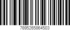 Código de barras (EAN, GTIN, SKU, ISBN): '7895265864503'