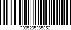 Código de barras (EAN, GTIN, SKU, ISBN): '7895265865852'