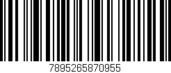 Código de barras (EAN, GTIN, SKU, ISBN): '7895265870955'