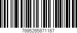 Código de barras (EAN, GTIN, SKU, ISBN): '7895265871167'