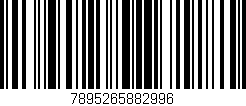 Código de barras (EAN, GTIN, SKU, ISBN): '7895265882996'