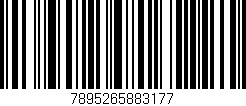 Código de barras (EAN, GTIN, SKU, ISBN): '7895265883177'