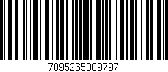 Código de barras (EAN, GTIN, SKU, ISBN): '7895265889797'