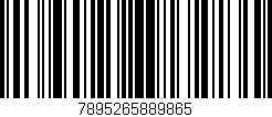 Código de barras (EAN, GTIN, SKU, ISBN): '7895265889865'