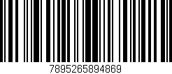 Código de barras (EAN, GTIN, SKU, ISBN): '7895265894869'