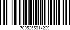 Código de barras (EAN, GTIN, SKU, ISBN): '7895265914239'