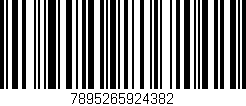 Código de barras (EAN, GTIN, SKU, ISBN): '7895265924382'