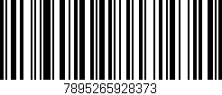 Código de barras (EAN, GTIN, SKU, ISBN): '7895265928373'