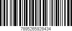 Código de barras (EAN, GTIN, SKU, ISBN): '7895265928434'