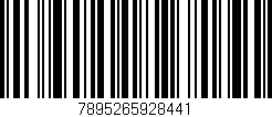 Código de barras (EAN, GTIN, SKU, ISBN): '7895265928441'