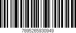 Código de barras (EAN, GTIN, SKU, ISBN): '7895265930949'