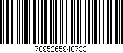 Código de barras (EAN, GTIN, SKU, ISBN): '7895265940733'