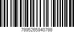 Código de barras (EAN, GTIN, SKU, ISBN): '7895265940788'