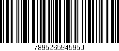 Código de barras (EAN, GTIN, SKU, ISBN): '7895265945950'