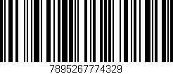 Código de barras (EAN, GTIN, SKU, ISBN): '7895267774329'