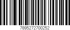 Código de barras (EAN, GTIN, SKU, ISBN): '7895272700252'
