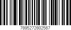 Código de barras (EAN, GTIN, SKU, ISBN): '7895272802567'