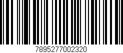Código de barras (EAN, GTIN, SKU, ISBN): '7895277002320'