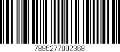 Código de barras (EAN, GTIN, SKU, ISBN): '7895277002368'