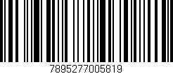 Código de barras (EAN, GTIN, SKU, ISBN): '7895277005819'