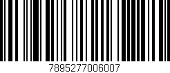 Código de barras (EAN, GTIN, SKU, ISBN): '7895277006007'