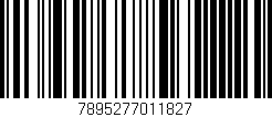 Código de barras (EAN, GTIN, SKU, ISBN): '7895277011827'