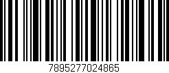 Código de barras (EAN, GTIN, SKU, ISBN): '7895277024865'