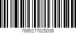 Código de barras (EAN, GTIN, SKU, ISBN): '7895277025039'