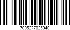 Código de barras (EAN, GTIN, SKU, ISBN): '7895277025848'
