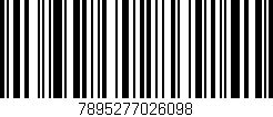 Código de barras (EAN, GTIN, SKU, ISBN): '7895277026098'