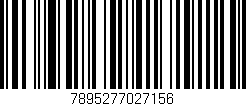 Código de barras (EAN, GTIN, SKU, ISBN): '7895277027156'