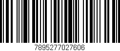 Código de barras (EAN, GTIN, SKU, ISBN): '7895277027606'