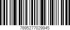 Código de barras (EAN, GTIN, SKU, ISBN): '7895277029945'