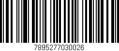 Código de barras (EAN, GTIN, SKU, ISBN): '7895277030026'