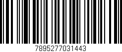 Código de barras (EAN, GTIN, SKU, ISBN): '7895277031443'