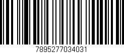 Código de barras (EAN, GTIN, SKU, ISBN): '7895277034031'