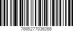 Código de barras (EAN, GTIN, SKU, ISBN): '7895277038268'