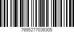 Código de barras (EAN, GTIN, SKU, ISBN): '7895277038305'