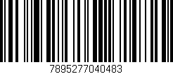 Código de barras (EAN, GTIN, SKU, ISBN): '7895277040483'