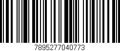 Código de barras (EAN, GTIN, SKU, ISBN): '7895277040773'