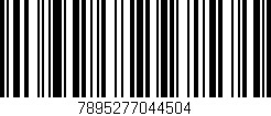 Código de barras (EAN, GTIN, SKU, ISBN): '7895277044504'