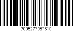 Código de barras (EAN, GTIN, SKU, ISBN): '7895277057610'