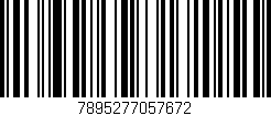 Código de barras (EAN, GTIN, SKU, ISBN): '7895277057672'