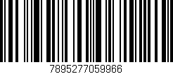 Código de barras (EAN, GTIN, SKU, ISBN): '7895277059966'